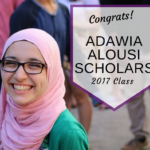 2017 Adawia Alousi Scholars