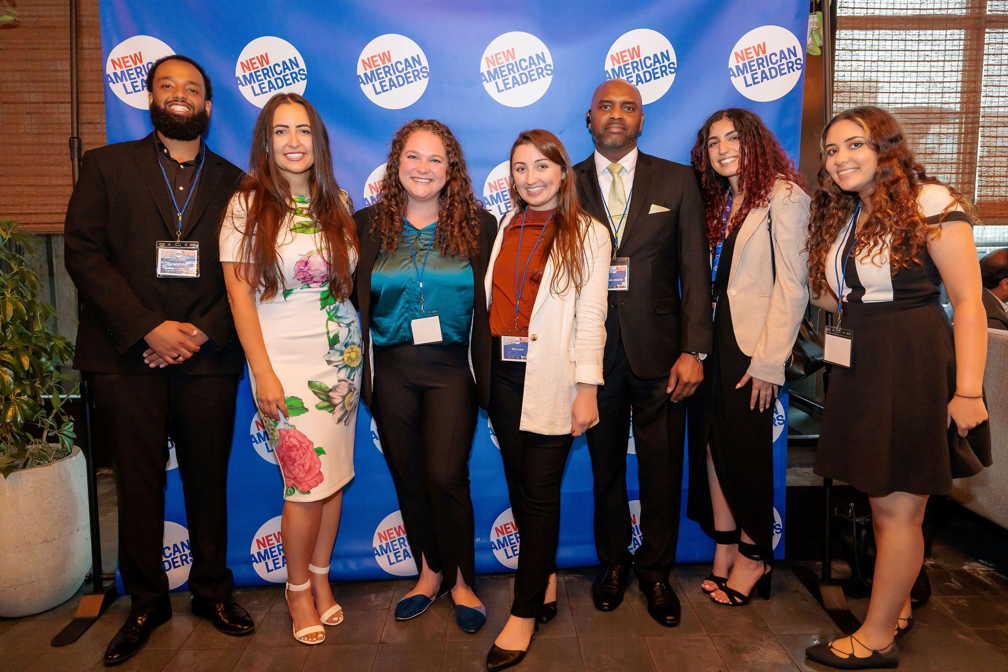 Arab American Leadership Program mentors group photo.